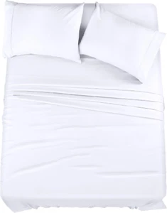 Juego de Sábanas Queen - Sábanas 4 Piezas para Cama Queen Size, Micrófono Suave y Transpirable - Imagen 1 de 12