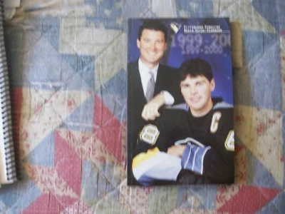 1999-00 PITTSBURGH PENGUINS MEDIA GUIDE ANUARIO 2000 MARIO LEMIEUX JAROMIR JAGR Foto 1 de 2