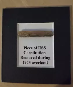 SMALL PIECE OF WOOD FROM SHIP USS CONSTITUTION (OLD IRONSIDES) - Picture 1 of 3