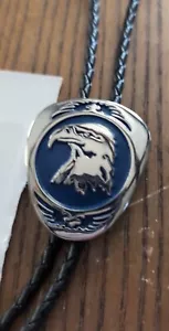 3Bt Eagle Head Bolo Krawatte ADM signiert - Bild 1 von 3