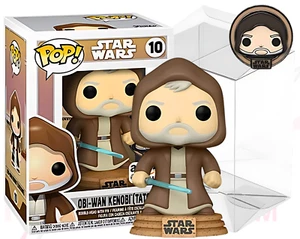 Star Wars Funko POP 10 Obi-Wan Kenobi Tatooine Amazon Exclusive Clear Protector - Picture 1 of 13