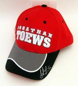 New NHL Jonathan Toews Baseball Hat Cap Adjustable Chicago Blackhawks Red/Grey