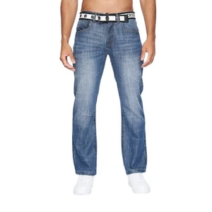 Crosshatch Herren Neu Baltimore Jeans BG493 - Bild 1 von 3