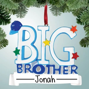 Big Brother with Banner - New Addition to the Family - 1st Christmas - Picture 1 of 1