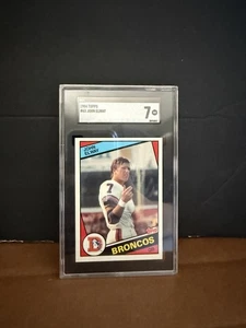 1984 Topps - John Elway #63 (RC) SGC 7 - Picture 1 of 2