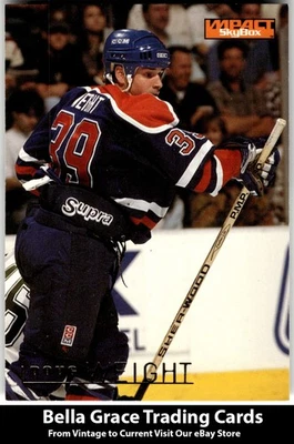 1995-96 SkyBox Impact Doug Weight #65 Edmonton Oilers NHL Hockey - Image 1 of 2