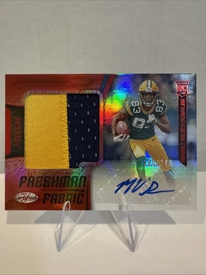 Marquez Valdes-Scantling RPA 2018 Panini Certified Freshman Fabric Auto /249 213 - Image 1 of 4