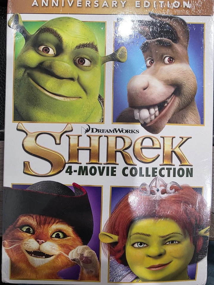 Shrek The 4-movie Collection (DVD) Mike Myers, Cameron Diaz, Eddie Murphy Foto 1 de 1
