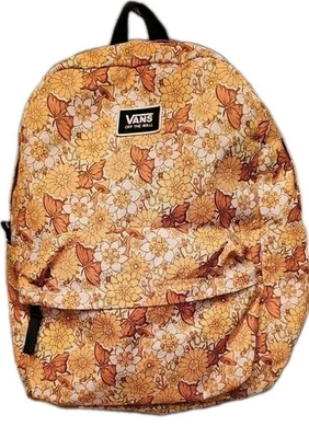 Mochila Vans Estilo Años 60 Old Skool H2O Flores Mariposas Setas Hippy Core Foto 1 de 4