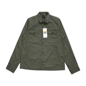 Vuori Ripstop Jacket Medium M Mens Green Canvas Button Up Shirt Shacket NEW! $89 - Picture 1 of 4