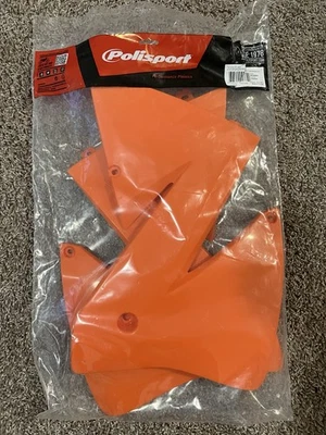 Cucharas radiador KTM naranja 125/200/250/300/380EXC/200/300MXC Foto 1 de 4