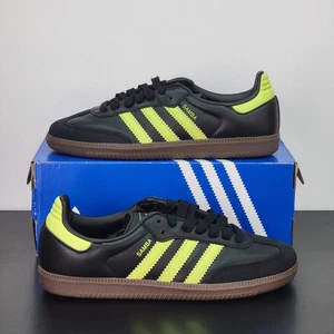 Adidas Samba OG Damengröße 8 Sportschuhe schwarz grün Freizeit Turnschuhe - Bild 1 von 8