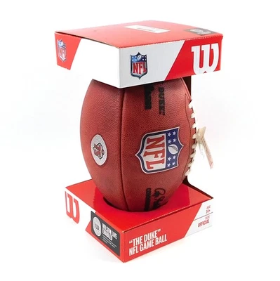 San Francisco 49ers Wilson 2021 auténtico fútbol americano The Duke 75 aniversario nuevo en caja Foto 1 de 4