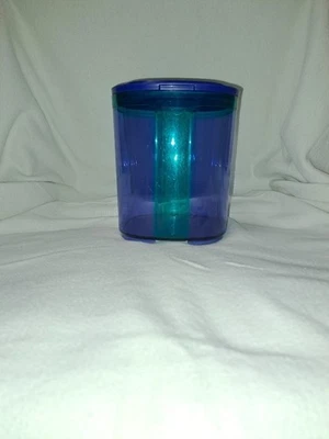 Vorratsbehälter von Tupperware / Tupper  * Skyline 1,5l *  in blau transparent - Bild 1 von 3