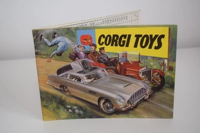 B93 CATALOGO CARTELLA VOLANTINO CORGI TOYS 1965 GERMANY EXC. COND. - Immagine 1 di 4
