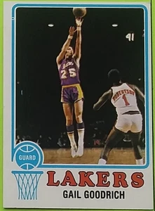 1973-74 Topps #55 Gail Goodrich Basketball Karte (Los Angeles Lakers) - Bild 1 von 4