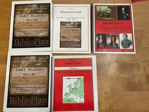 The Biblioplan Companion Year Three Early Modern History Vol 1 & Vol 2 Guide Map - Picture 1 of 3
