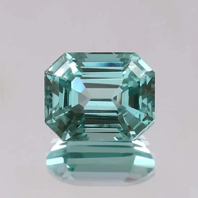 Natürlich Burmese Kostüm Grün Spinell Facettiert Lose Edelstein Smaragd Schliff - Bild 1 von 4