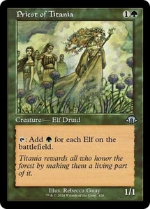 NM Foil U - Priest of Titania (Retro Frame): Modern Horizons 3 - Picture 1 of 1
