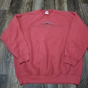 Sudadera Pullover Cuello Redondo Vintage Colorado Rocky Mountains - Para Hombre Talla Grande - Imagen 1 de 11