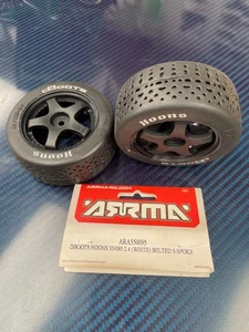 ARRMA dBoots Hoons 35/085 2.4 White Belted 5-Spoke [ARA550095] NEW, OPEN BAG - Picture 1 of 2