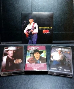 Lot Of George Strait Music • 3 Cassettes • 1 Compact Disc - Picture 1 of 2