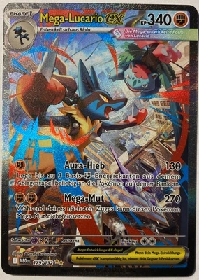 Pokemon Mega-Lucario EX Deutsch 179/132 Mega-Entwicklung SIR Near Mint - Bild 1 von 2