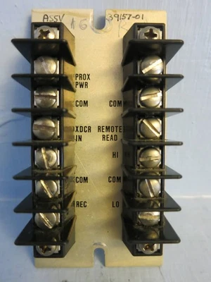 Bently Nevada 39157-01 Wiring Terminal Board PLC Bentley 38353-01 3915701 - Image 1 of 2