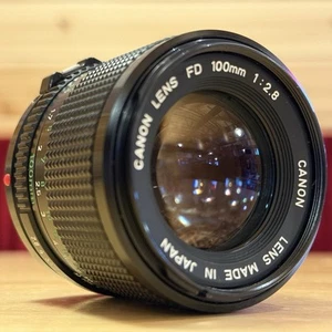 [N Mint] Canon New FD NFD 100mm f2.8 MF Telephoto Lens from JAPAN G 8159 - Picture 1 of 21