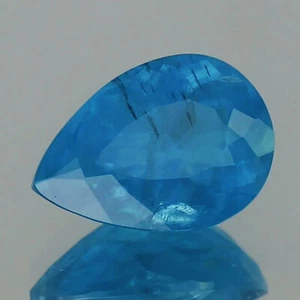 Video 4.19cts Madagascar Rare Natural Apatite Vivid Neon Blue Hue GM1379 - Picture 1 of 2