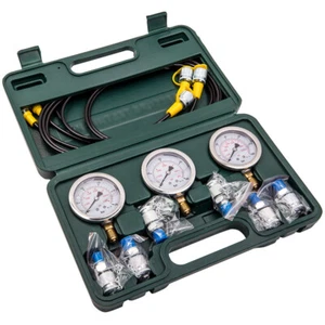 Hydraulik Manometer Tester Kit 600 bar Hydraulikdruck prüfen Test for Bagger - Bild 1 von 8