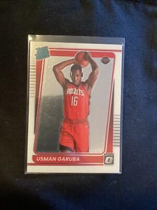 2021-22 Donruss Optic Usman Garuba Rated Rookie Houston Rockets #188        MB17