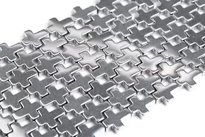 Perline a croce ematite tono argento grado AAA pietra preziosa perline sciolte 10x8 mm 17x14 mm - Foto 1 di 4