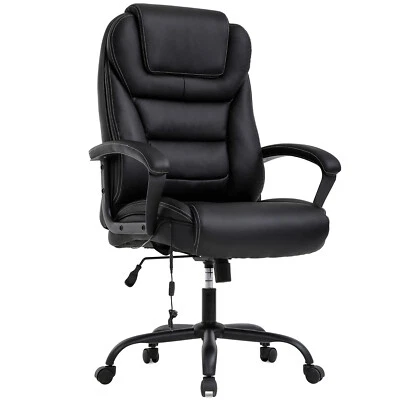 Big and Tall Office Chair 500lbs Ergonomic Lumbar Support Wide Seat High Back - Image 1 of 4