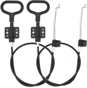 2Pcs Recliner Cables Replacement D-Ring Pull Handle, Metal Recliner Release Cabl - Picture 1 of 6