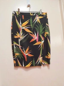 PORTMANS 'BNWT' Size 12 'Bird of Paradise' Midi Pencil Skirt BNWT RRP $89.95 - Picture 1 of 5