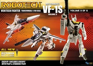 Robotech VF-1S Transformable Veritech Fighter Roy Fokker Vol 3 Toynami - Picture 1 of 2