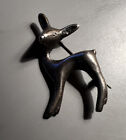 Vintage Sterling Silver Deer Pin Mexico