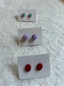 pendientes - pendientes de poste pequeño, niñas, adolescentes, adultos - Imagen 1 de 1