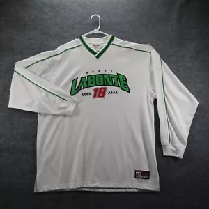 mens chase authentics track side bobby labonte nascar long sleeve t shirt sz XL - Picture 1 of 11