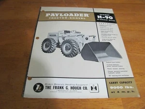International Hough H-90 Pay Loader 398 June 1959 Sales Brochure - Picture 1 of 3