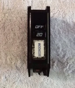 Gebrauchter 20 Amp Challenger Leitungsschutzschalter, Stab-Loc. Typ, CB-3 - Bild 1 von 5