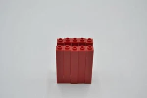 LEGO 10 x Stütze offen rot Red Brick 1x1x5 Blocked Open Stud or Hollow 2453a - Bild 1 von 2