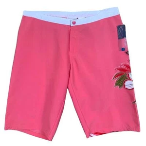 ATIVA GIRLS SWIM BERMUDA SHORT FLORAL MULTICOLORS SIZE XS ZIP CLOSURE - Picture 1 of 9