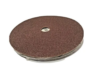 FIVE (5) CARBOUNDUM #77696009806 7" X 7/8" / 50 GRIT "ALOXITE" RESIN FIBER DISCS - Picture 1 of 3