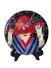 Certified international Susan Winget Red Hat Society Plate Vintage Collectible