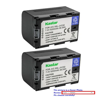 Batería de repuesto Kastar para cámara de video JVC SSL-JVC50 JVC50 y JVC GY-HM200U Foto 1 de 3