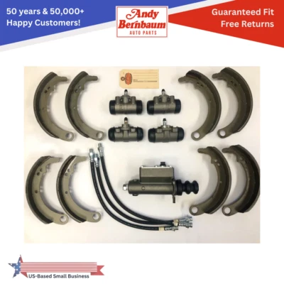 Kit de reconstrucción de zapata y manguera de cilindro de freno delantero/trasero Deluxe 1936 Dodge Plymouth P2 Foto 1 de 4