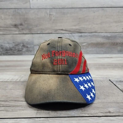 Not Forgotten 2011 USA American Hat Cap Embroidered Logo Adjustable StrapBack  - Image 1 of 4