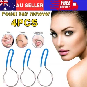 4pcs Spring Facial Hair Remover Women Portable Threading Face Epilator - Picture 1 of 9